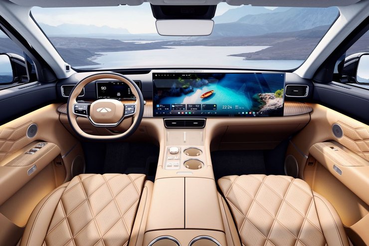 Салон кроссовера Chery Fulwin T11