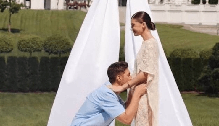 Владимир Остапчук и Екатерина Полтавская гендер-пати