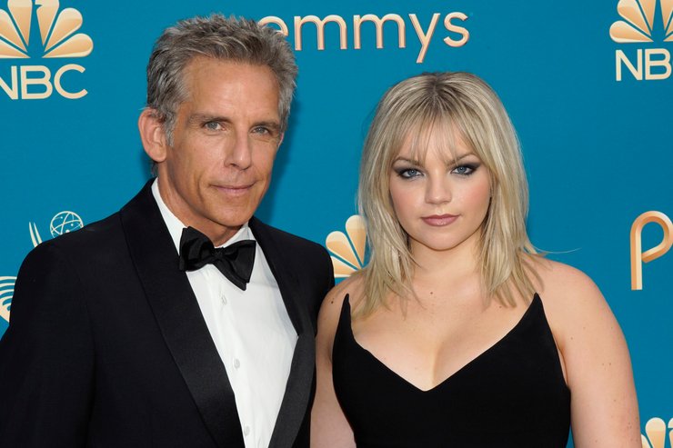 Бен Стиллер с дочерью