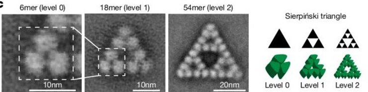 треугольник серпинского молекула
