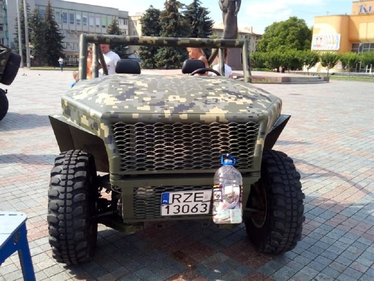 багги для ВСУ, авто для ВСУ, самодельные авто, самодельные внедорожники, Mitsubishi Pajero, Hyundai Galloper