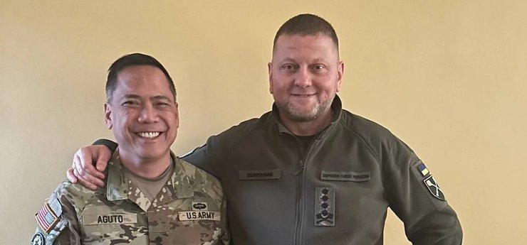 Антоніо Агуто, Валерій Залужний