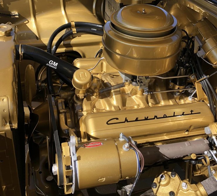 Chevrolet Bel Air, Chevrolet Bel Air 1955 года, золотое авто