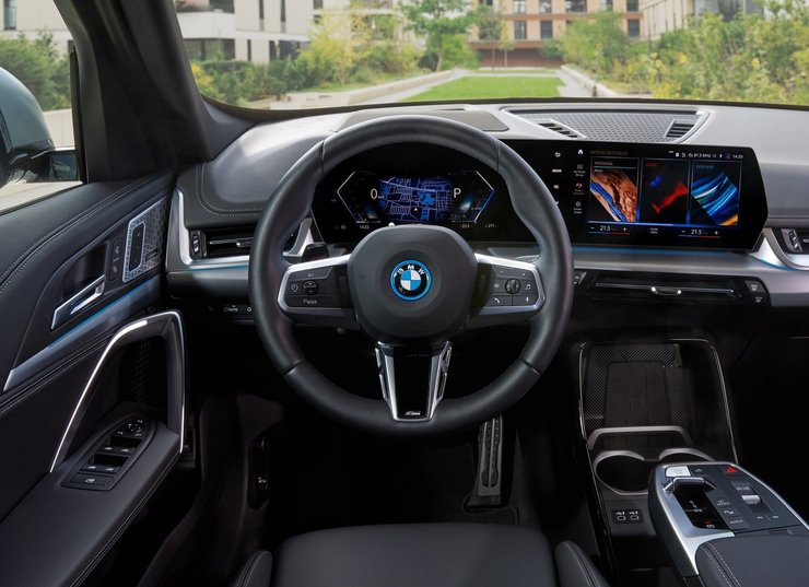 салон BMW X1, BMW X1, кросовер BMW, електромобіль BMW, електромобіль BMW, BMW ix1 2023
