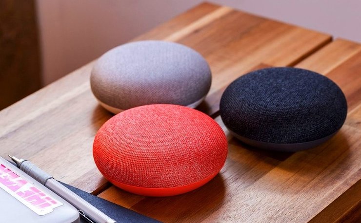 смарт-колонка Google Home Mini Chalk
