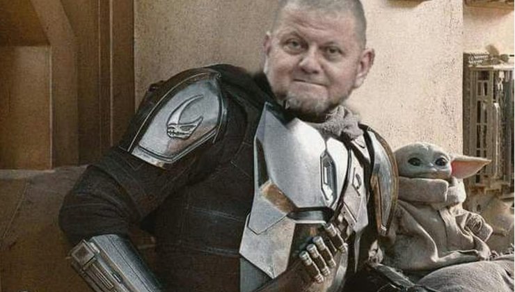 Мем із Валерієм Залужним, фото