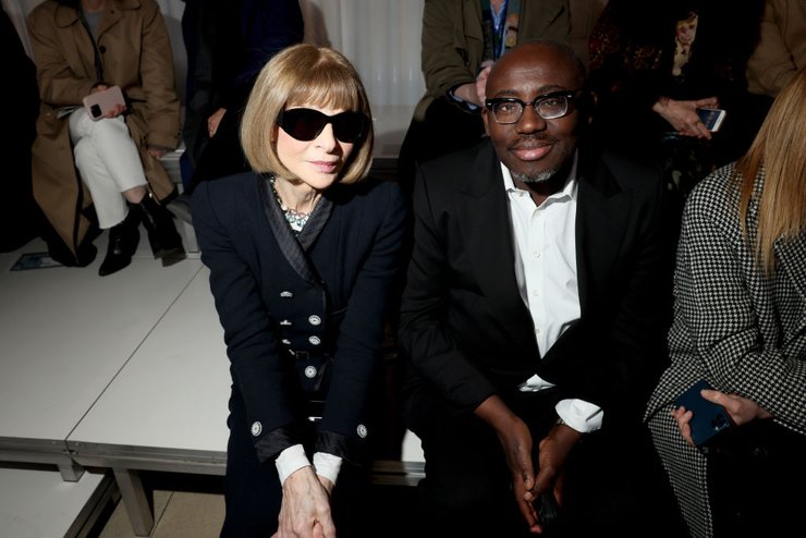 Анна Винтур и Эдвард Эннинфул фото 2023