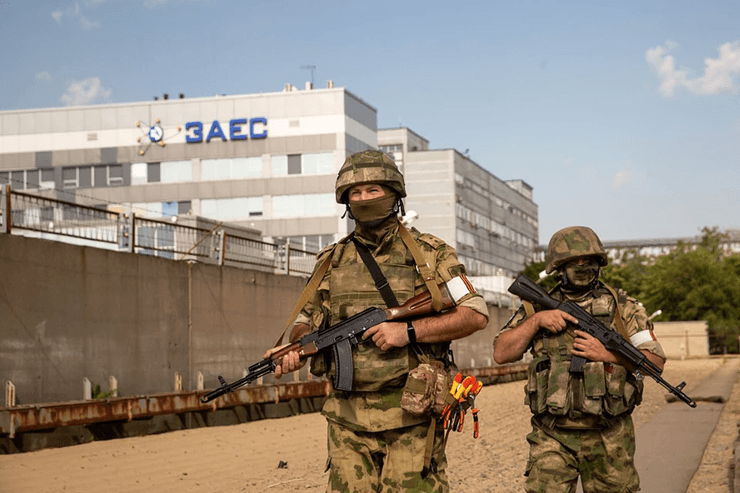 Российские солдаты на Запорожской АЭС , миссия МАГАТЭ, ядерная угроза, состав миссии МАГАТЭ, Рафаэль Гросси, Энергодар