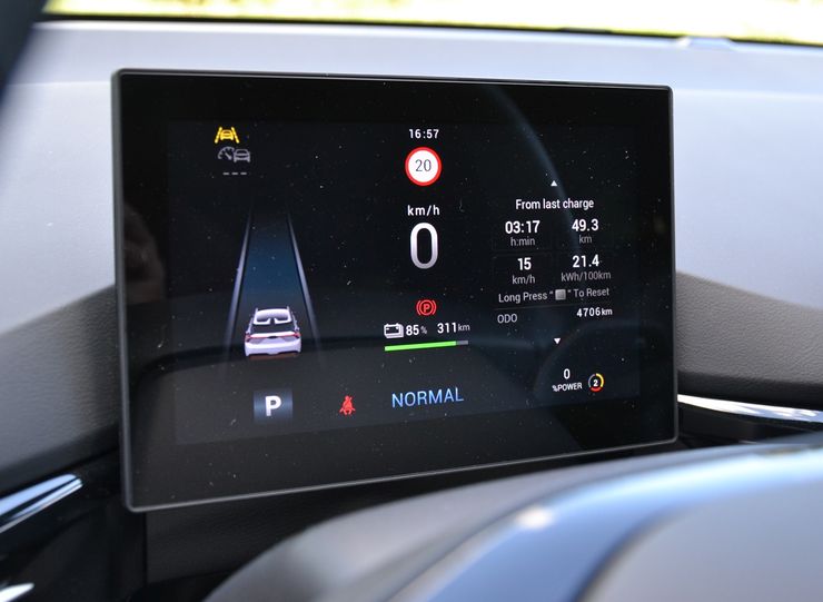 дисплей MG4 XPower, новый MG4 XPower, новый MG4, новый MG4, электромобиль MG4, MG4