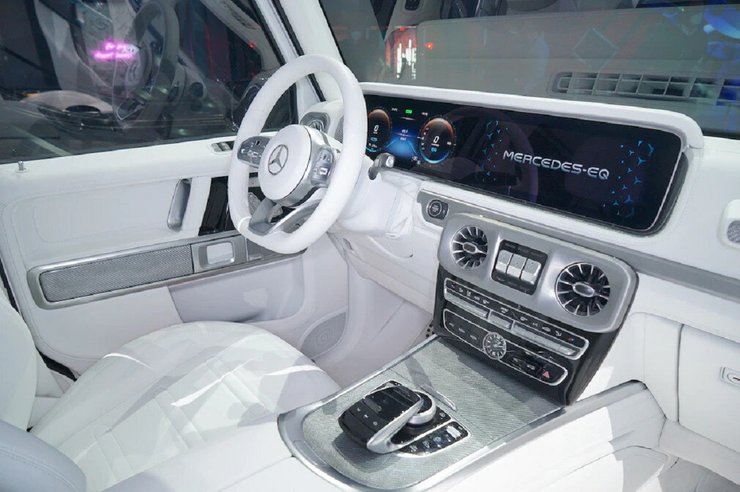 Concept EQG, электрический Mercedes-Benz G-Class, Гелендваген, Гелик, электрический Гелик, электрический Гелендваген, интерьер