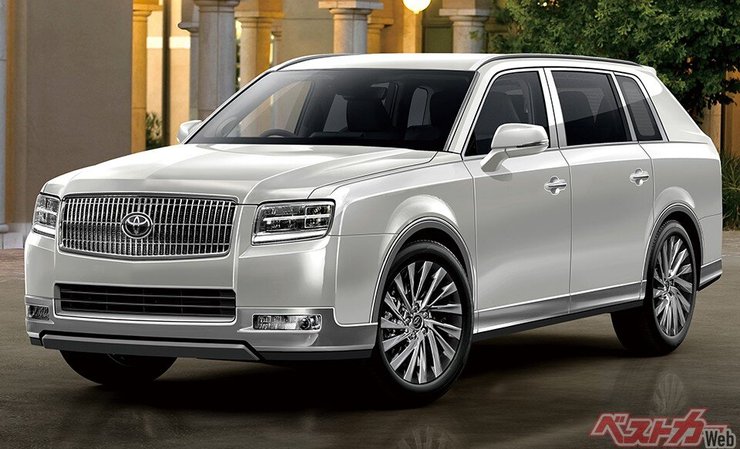 Новая Toyota Century 2023, Toyota Century SUV, Toyota Century, новая Toyota Century, кроссовер Toyota