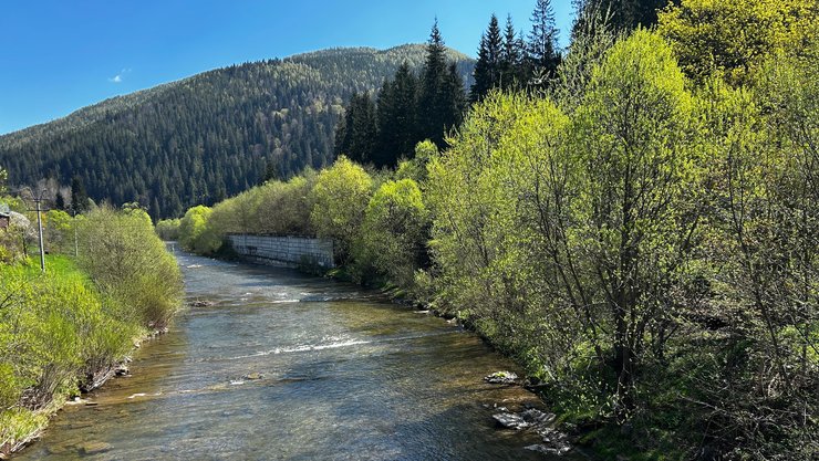 Селище Ворохта, річка Прут
