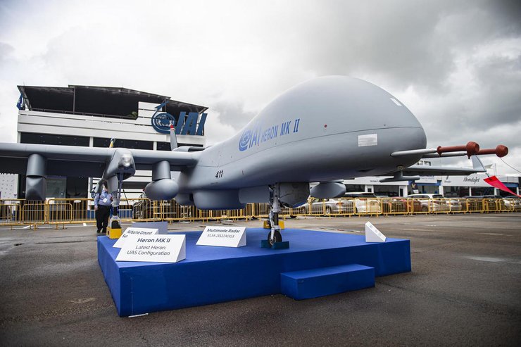 дрон Heron Mark 2, разведка, беспилотник