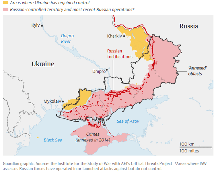 карта боевых действий, карта боевых действий украина