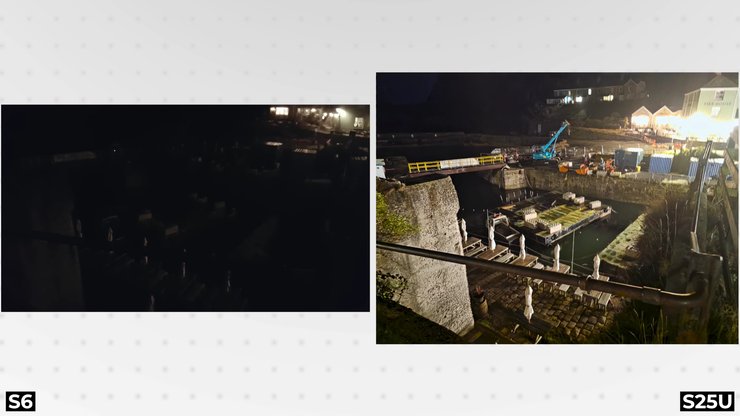 фотографії вночі Samsung Galaxy S6 Galaxy S25 Ultra флагманські смартфони Samsung