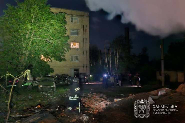 Последствия удара ВС РФ по Харькову