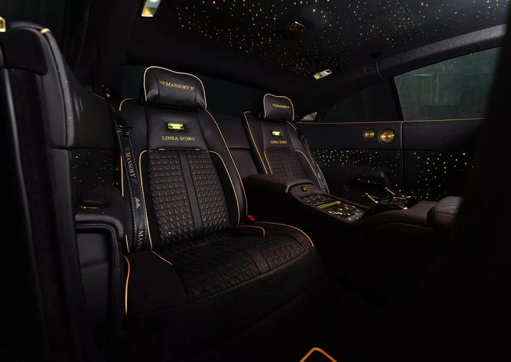 салон Rolls-Royce Wraith, Rolls-Royce Wraith Mansory, тюнинг Rolls-Royce, Новый Rolls-Royce Wraith, купе Rolls-Royce