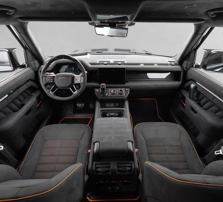 салон Land Rover Defender, Land Rover Defender, тюнинг Land Rover Defender, тюнинг Land Rover Defender