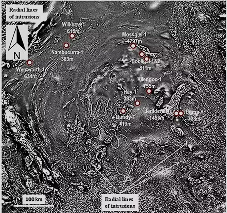 ударна структура, кратер, астероїд, Австралія