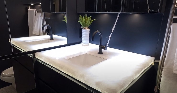 мраморная раковина, Автодом Newell #1760, Автодом Newell, дом на колесах