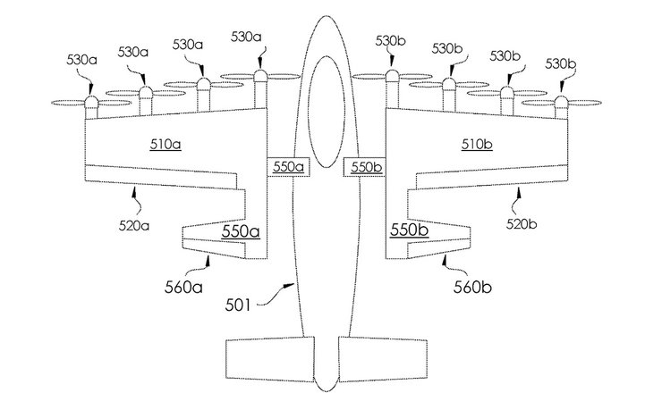 дрон NASA, рисунок дрона