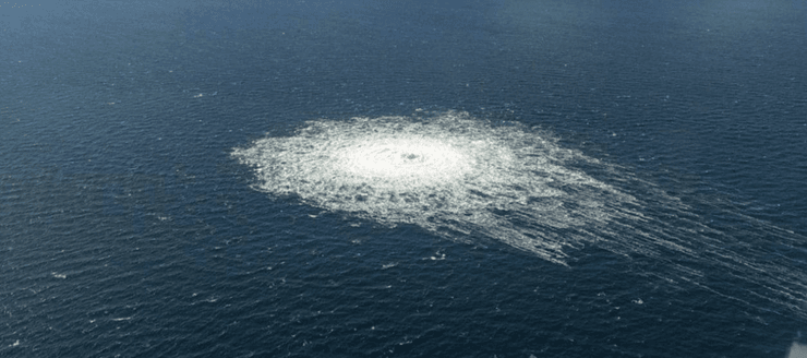 північний потік, трубопровід, пробоїна