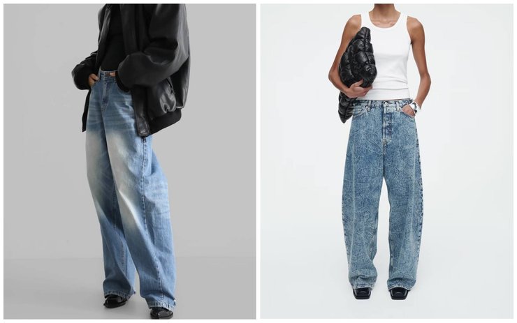джинсы 2025, трендовые джинсы, модные джинсы, стильные джинсы, модные силуэты 2025, джинсы для осени, джинсы для осени