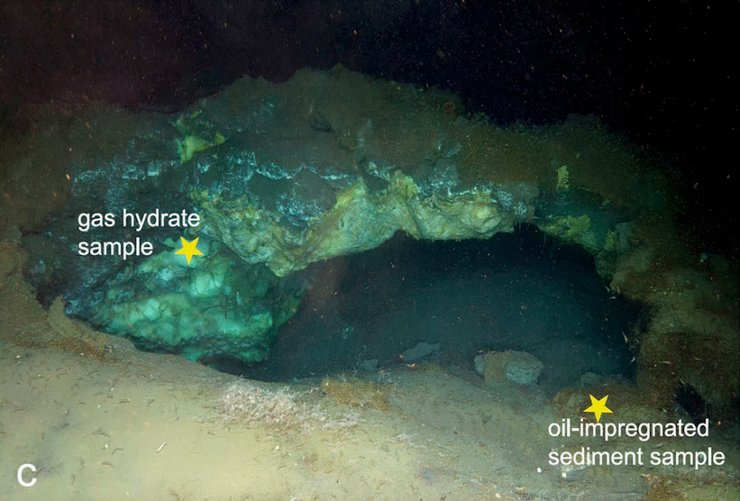 газовый гидрат океан