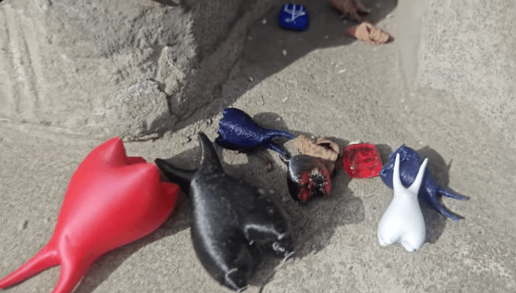 Сліди відьми на могилі