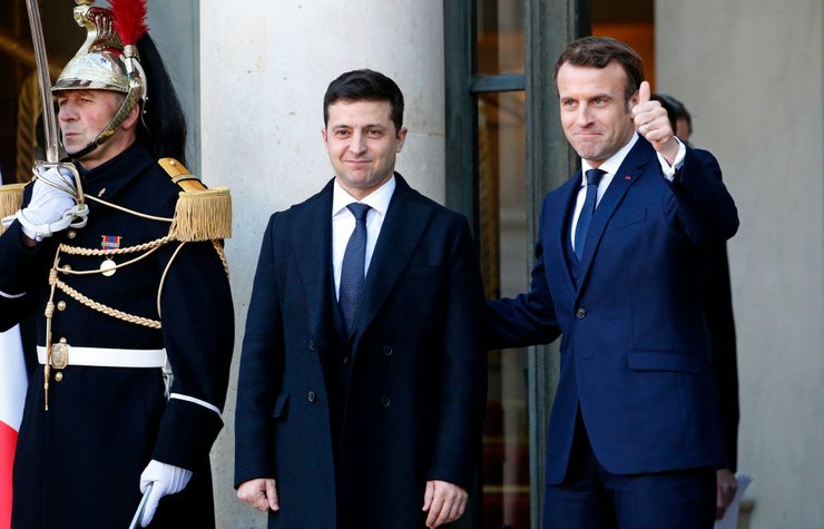 зеленский, макрон, нормандская четверка, фото
