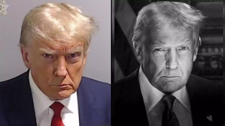 Трамп фото магшот і портрет