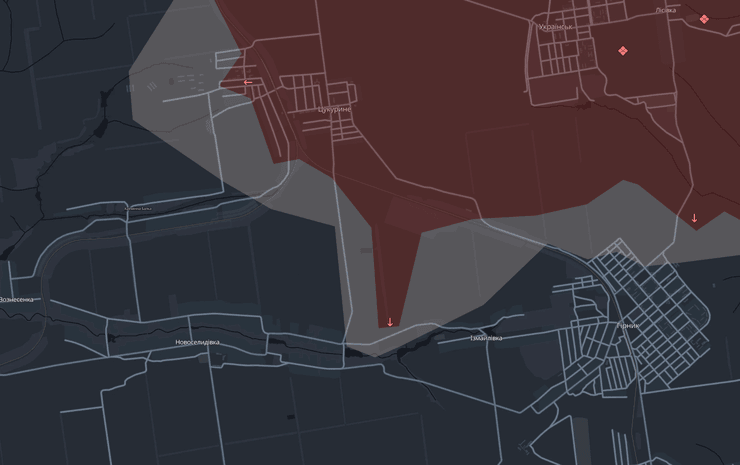 новоселидовка карта