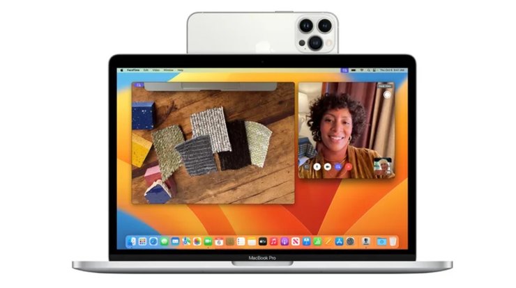 iphone веб камера Continuity Camera