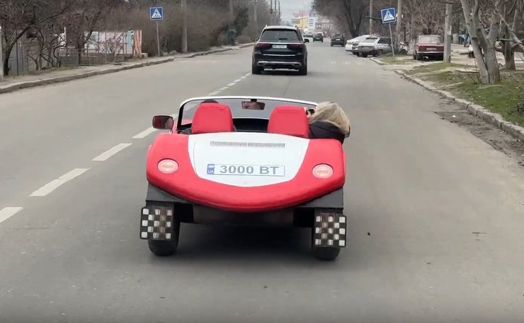 саморобне авто, український електромобіль, саморобний електромобіль, електричний кабріолет