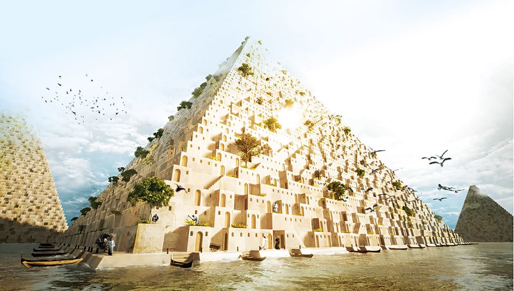 пирамида, мегаполисы, города будущего, небоскребы, конкурс eVolo,