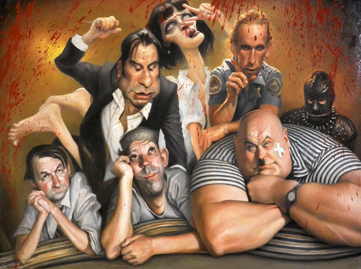 Денис Лопатин, карикатура