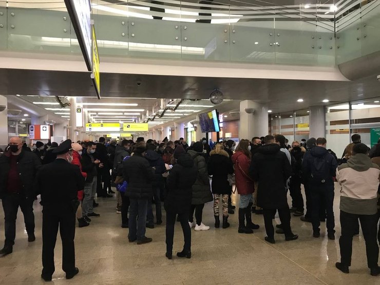 Алексей навальный, Шереметьево