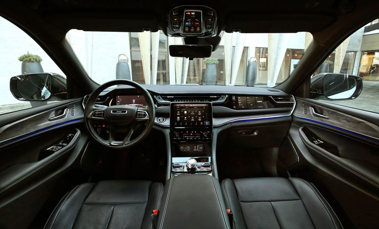 салон Jeep Grand Cherokee, Jeep Grand Cherokee 2023, Jeep Grand Cherokee, Jeep в Украине