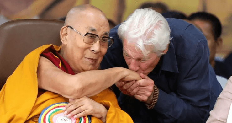 ричард гир  на дне рождения Далай ламы