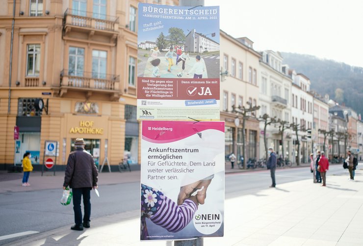 после Меркель, выборы в Германии, политическая реклама на улицах