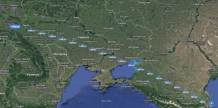Флот РФ, порт Каспійськ, ракетоносії РФ, ракети Калібр