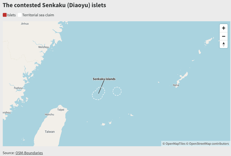 спорные территории японии