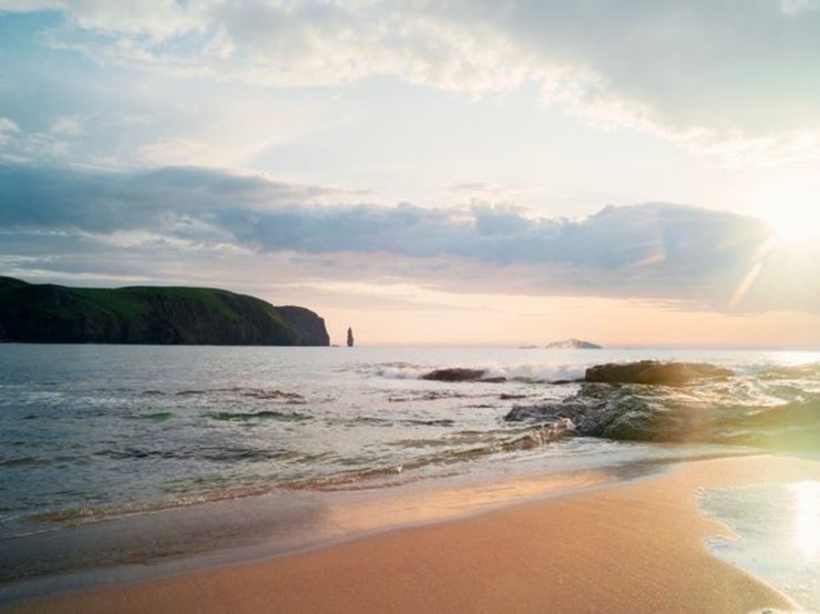 Пляж, море, океан, горы, природа, таинственный пляж, загадки океана, тайны океана, тайны бухты Сэндвуд Бей