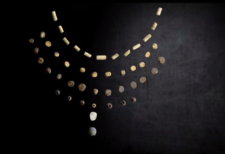 артефакт, археологи, розкопки під Полтавою, підвіска сарматів, намисто