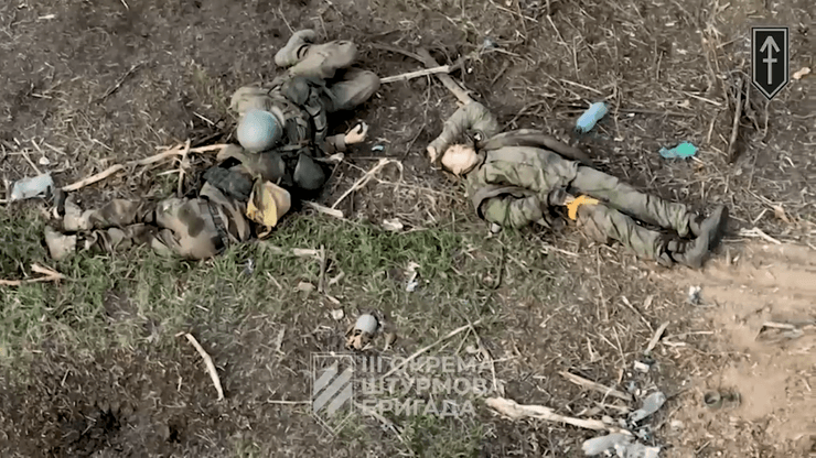 Оккупанты притворяются мертвыми