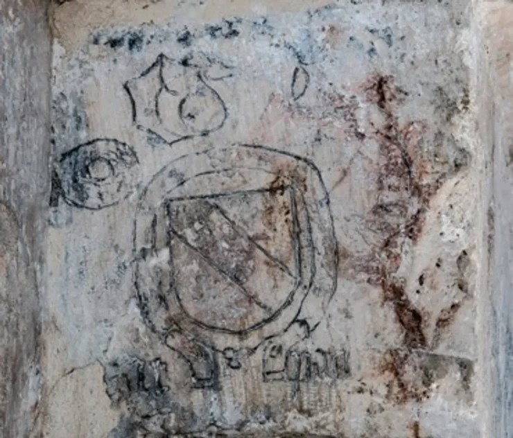 малюнок герб середньовіччя стіна