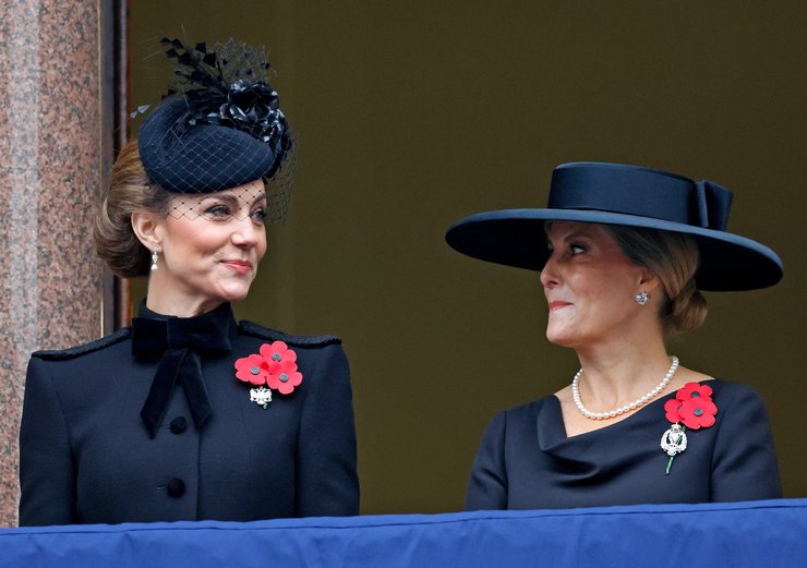 Кейт Міддлтон та Софі Вессекська