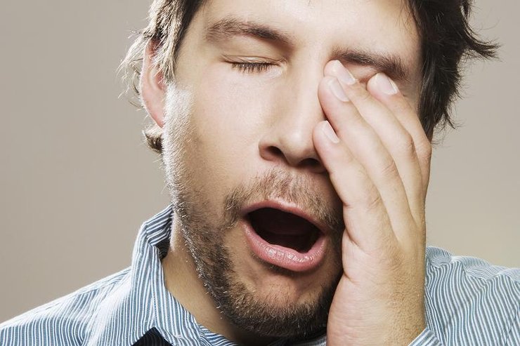 позіхання, позіхає, чоловік