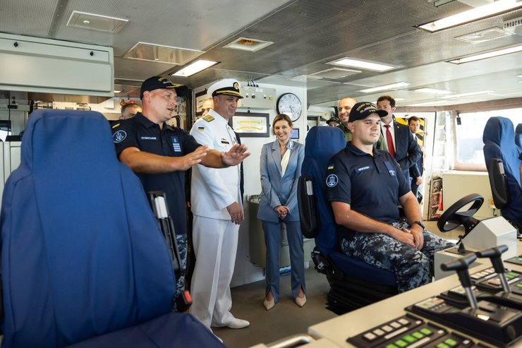 Олена Зеленська, хрещена мати корабля, корвет іван мазепа