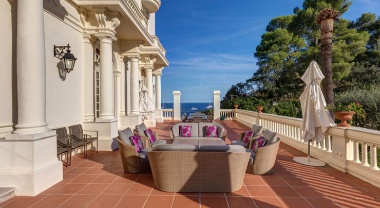 Вілла Ла Віжі, карл лагерфельд, лазуровий берег, французька рив'єра, вілла